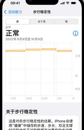 大厂iPhone手机维修如何在iPhone开启'步行稳定性通知'