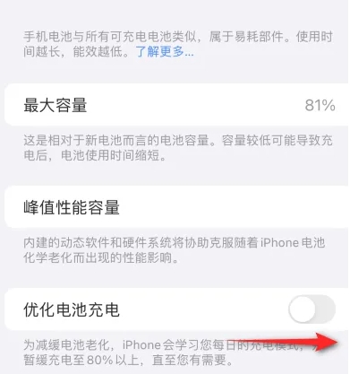 大厂苹果15维修分享iPhone15充电到80%就充不进电了怎么办 