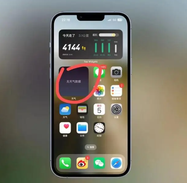 大厂苹果手机维修分享:iOS16主屏幕天气小组件无法正常工作怎么办？ 