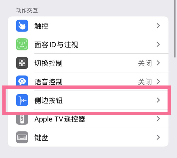 大厂苹果14维修店分享iPhone14 Plus侧键双击下载功能关闭方法 