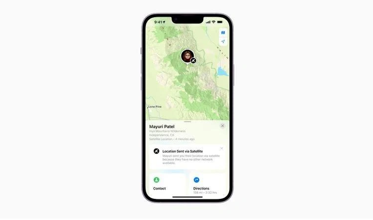 大厂苹果14维修分享iPhone14系列中 FindMy功能通过卫星分享位置方法教程 
