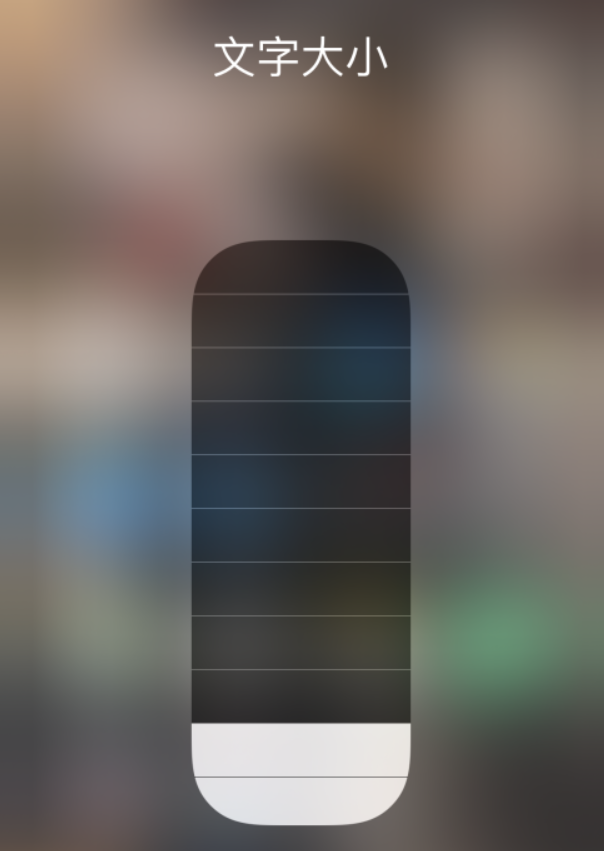 大厂苹果手机维修分享小技巧：在 iPhone 控制中心快速调节字体大小 