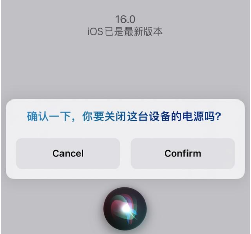 大厂苹果手机维修分享iOS 16 Beta5为什么要取消Siri语音关机功能 