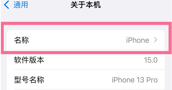 大厂苹果13维修分享iPhone 13热点名字设置教程 