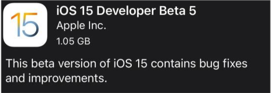 大厂苹果手机维修分享如何升级到iOS15.0 beta5 